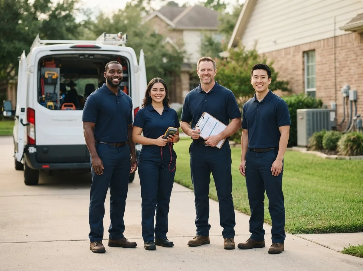 Certified HVAC technician near Liverpool, TX